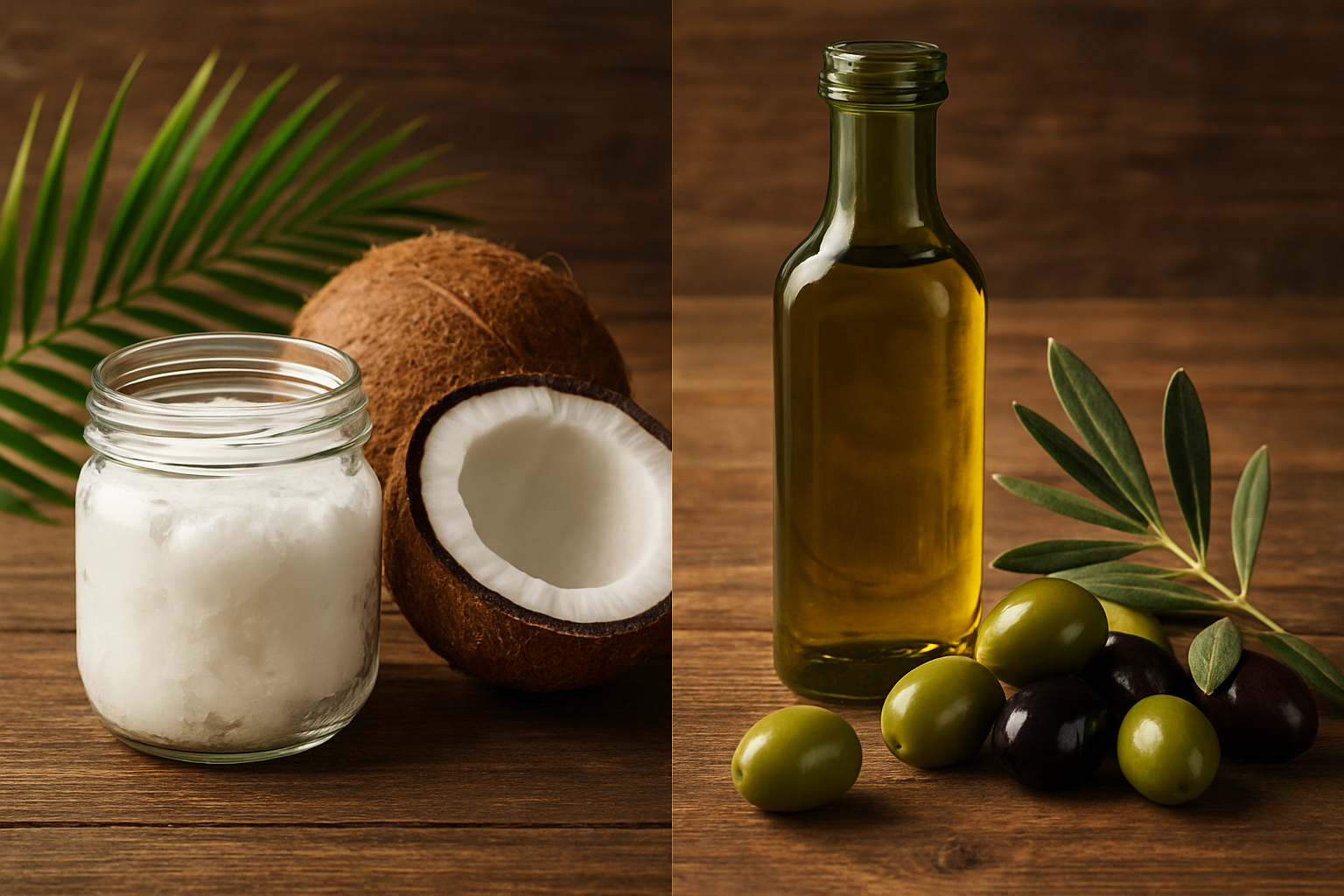 Uleiul de cocos vs uleiul de măsline – comparație completă