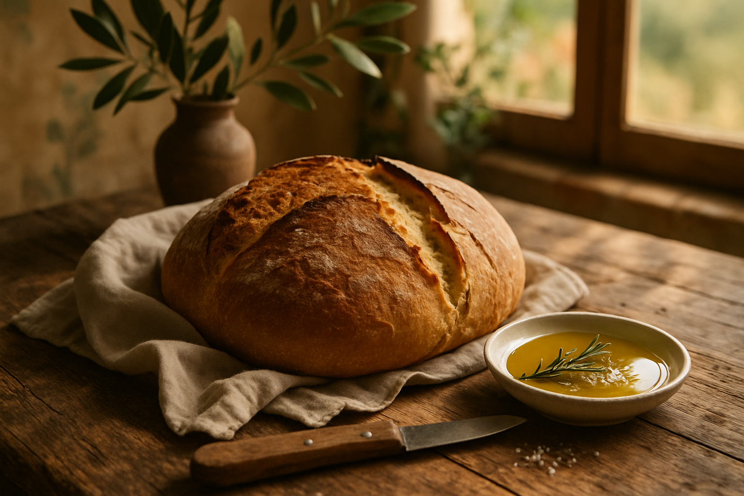 Pâine cu ulei de măsline – rețete simple și delicioase